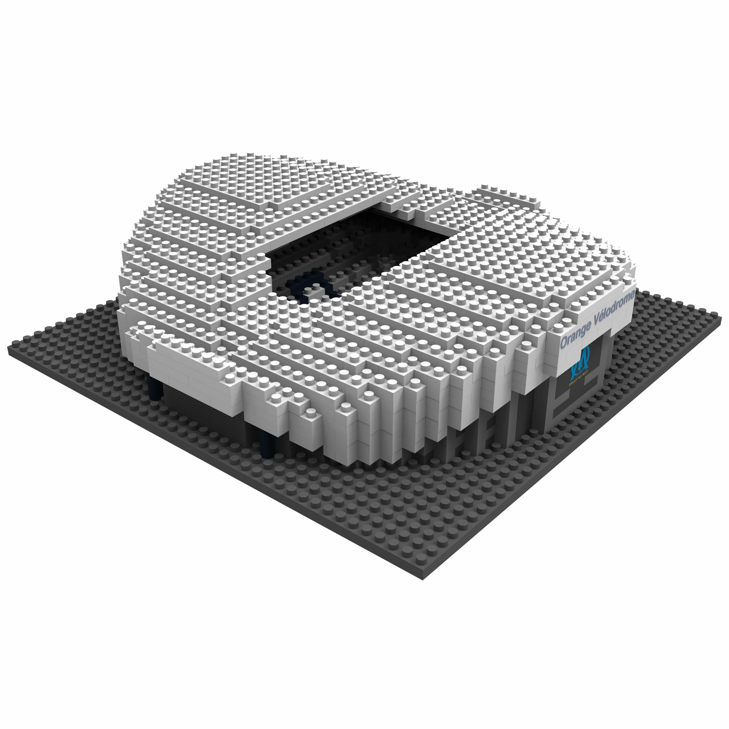 FOCO Orange Vélodrome BRXLZ Mini Stade 3D Briques Jouet de Construction Modèle
