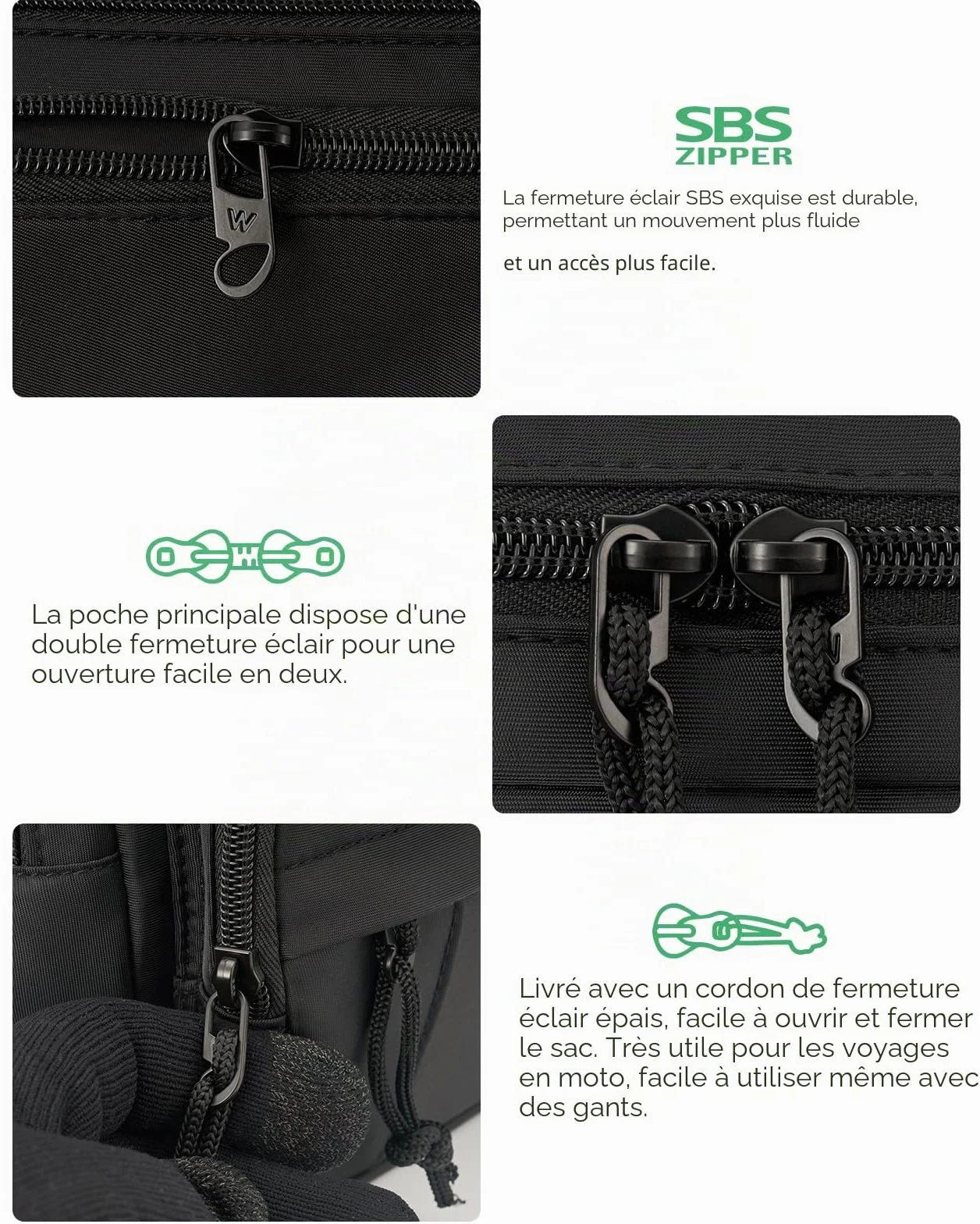 Waterfly Sac Banane Homme Femme Grand Bumbag 5 Poches Zippées Hipbag Unisexe Sacoche Banane de Sport Randonnée Cyclisme