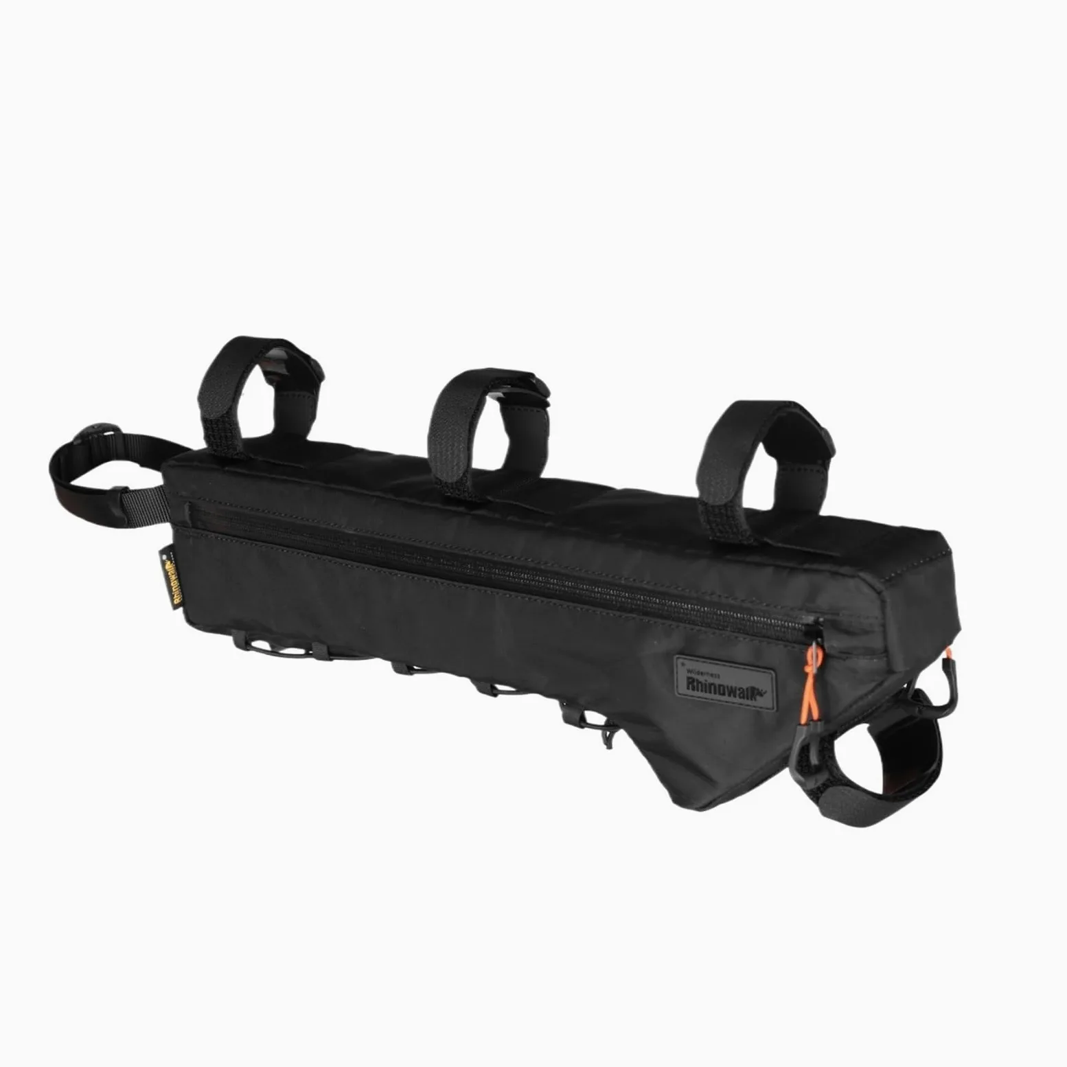 Xi Yu 1 Sac de Traverse de Cadre de vélo Triangulaire étanche à la Pluie | Déplacements quotidiens et stockage de vélos extérieurs(Black-2.4L)