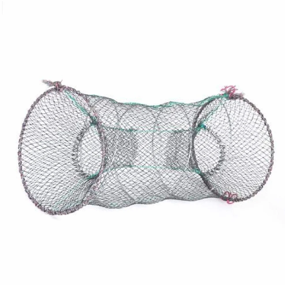 Piège de Filet Double Entrée 30x55cm pour Grenouille Crevettes Crawfish Homard
