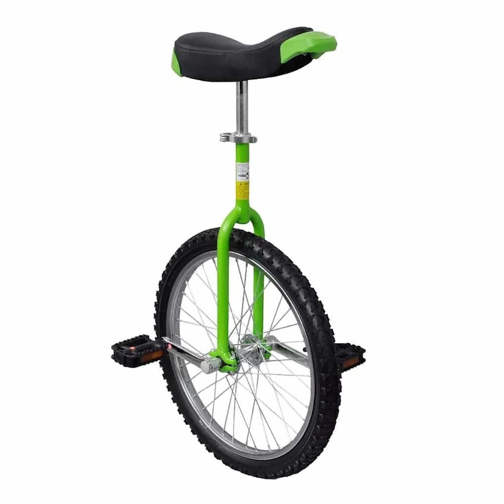 Monocycle réglable Vert 20 Pouces Cyclisme Loisirs de Plein air