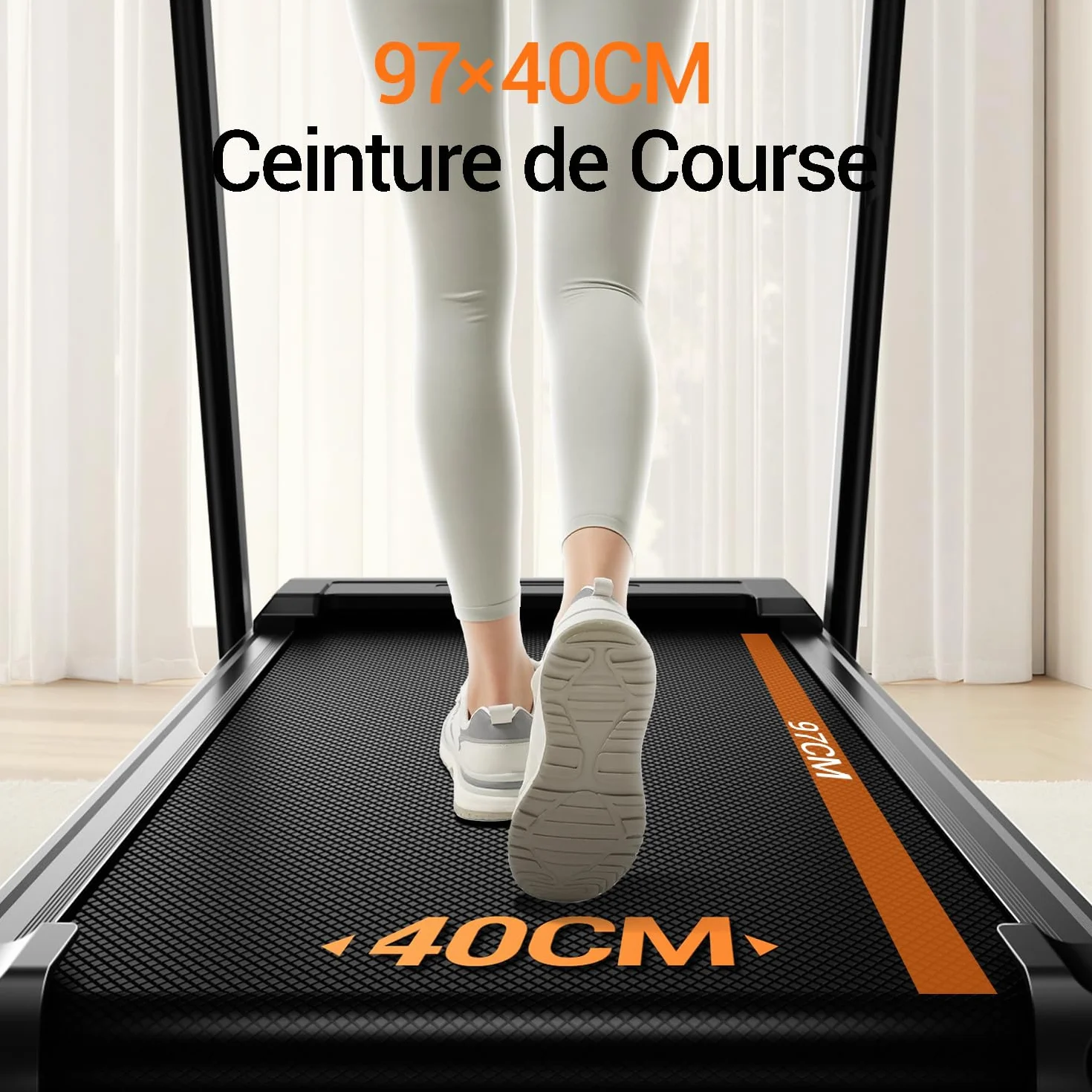 LONTEK Tapis de Course Pliable Inclinable 15%, 12KM/H, Moteur 3,0 CV, Charge 136KG