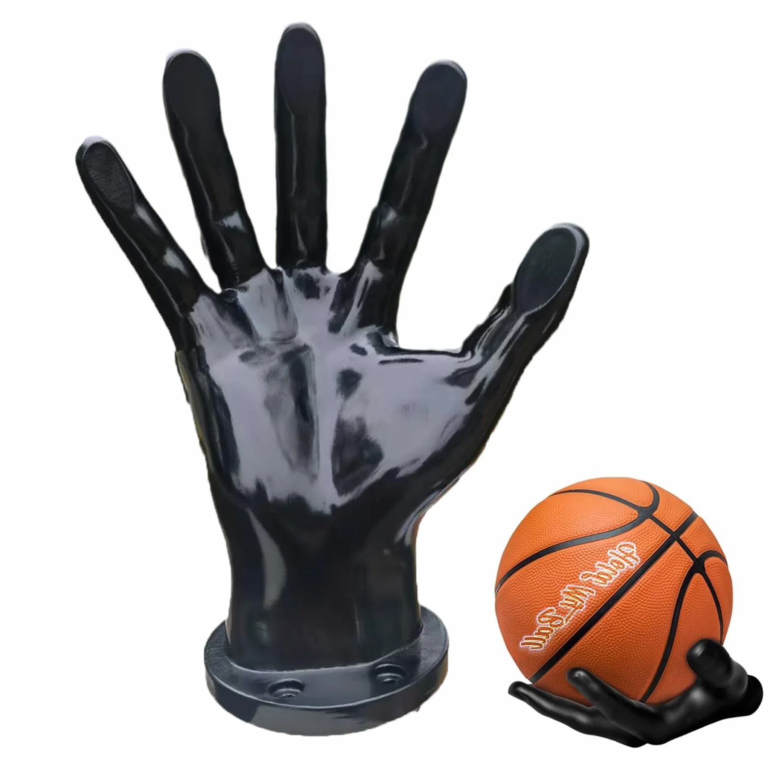 Support Ballon Basket Mural pour Balles Support Muraux en Forme de Main