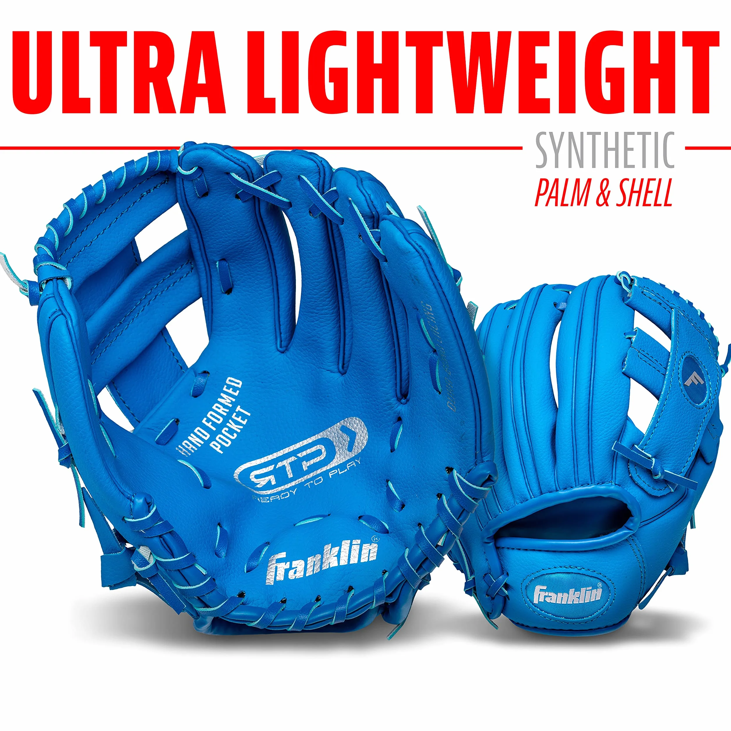 Franklin Sports Gant de Baseball RTP Enfant 24,1 cm Ensemble Gant + Balle