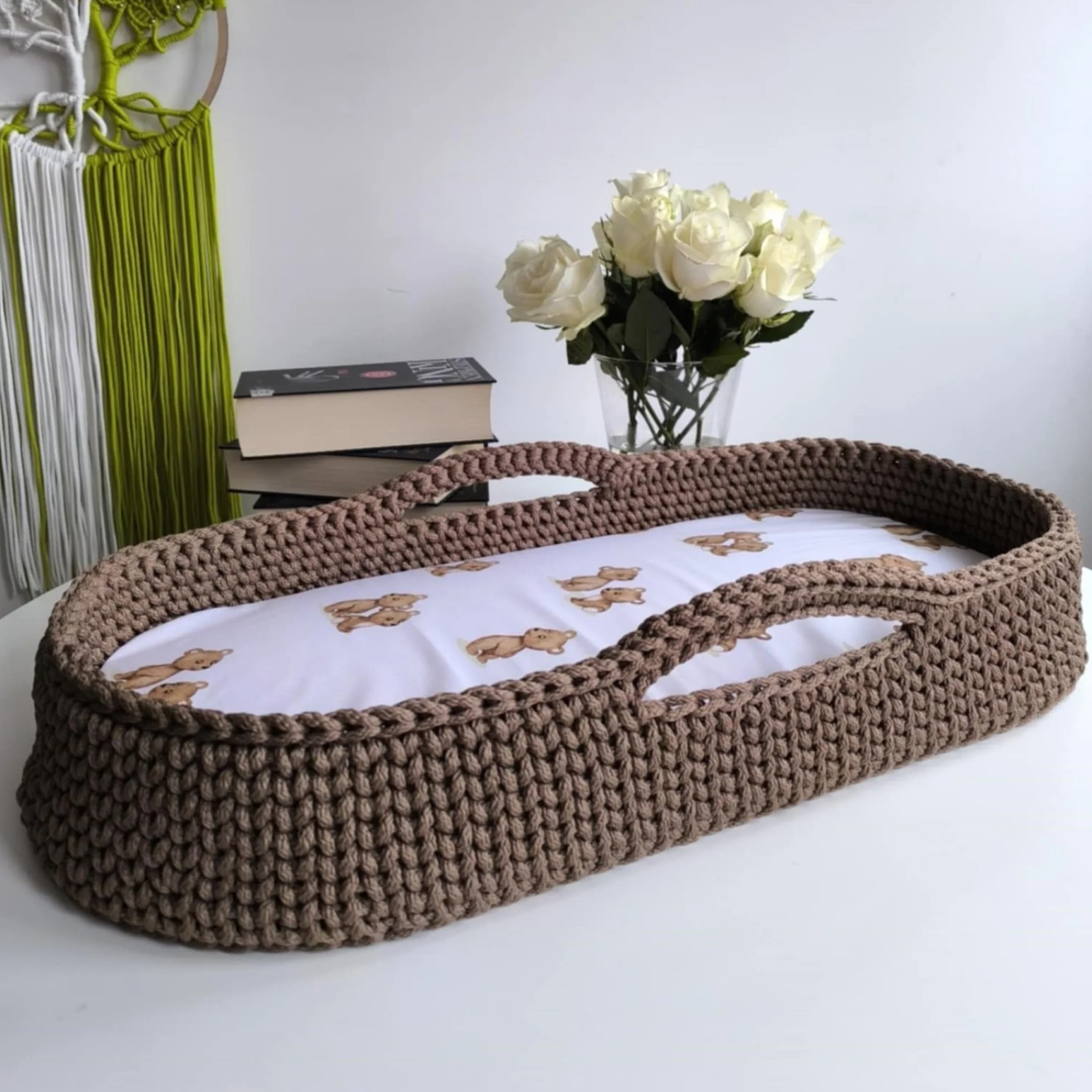 Plaque de fond en bois avec trous de 12 mm pour crochet DIY paniers, 85 x 40 cm
