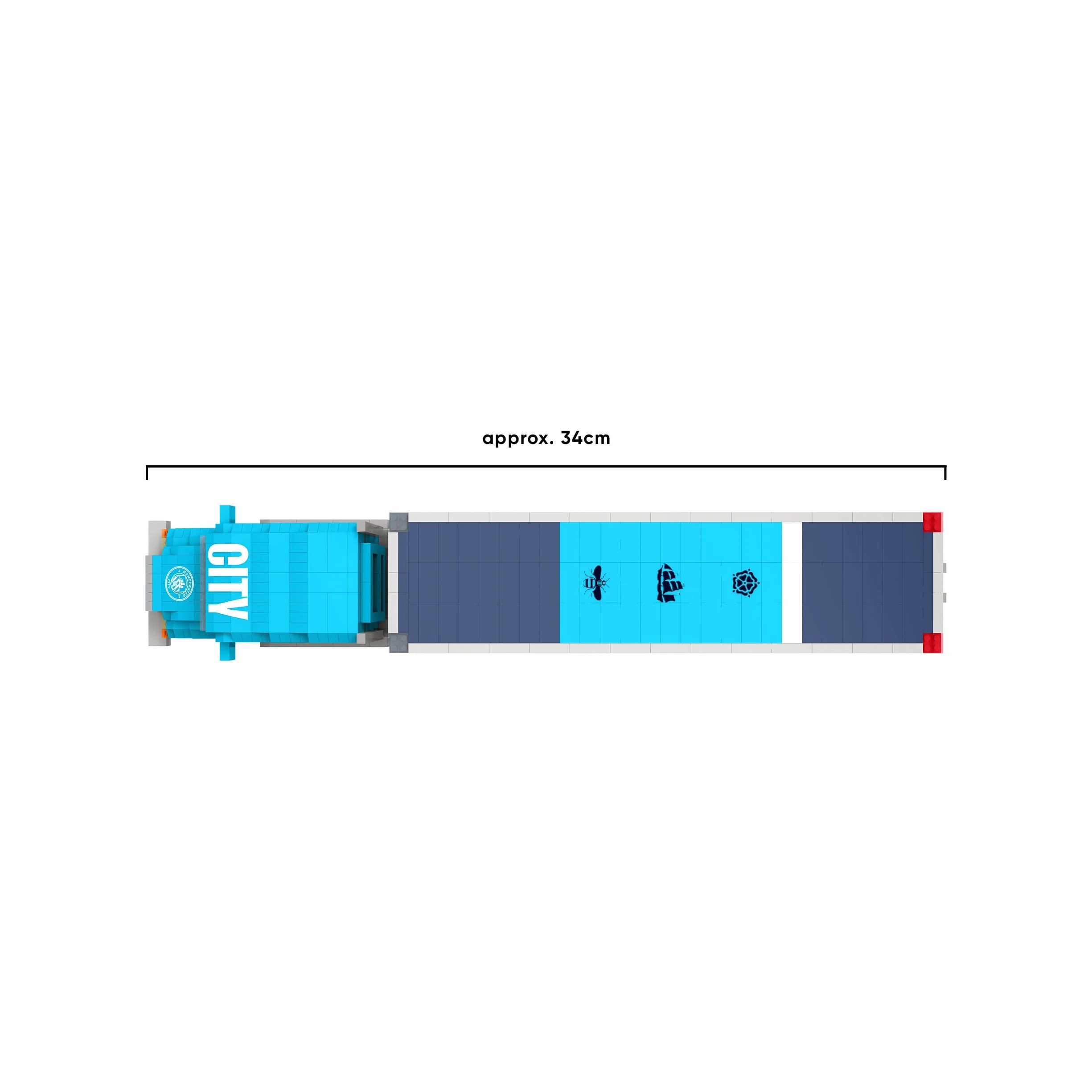 FOCO Manchester City FC BRXLZ Camion 3D Briques Jouet de Construction