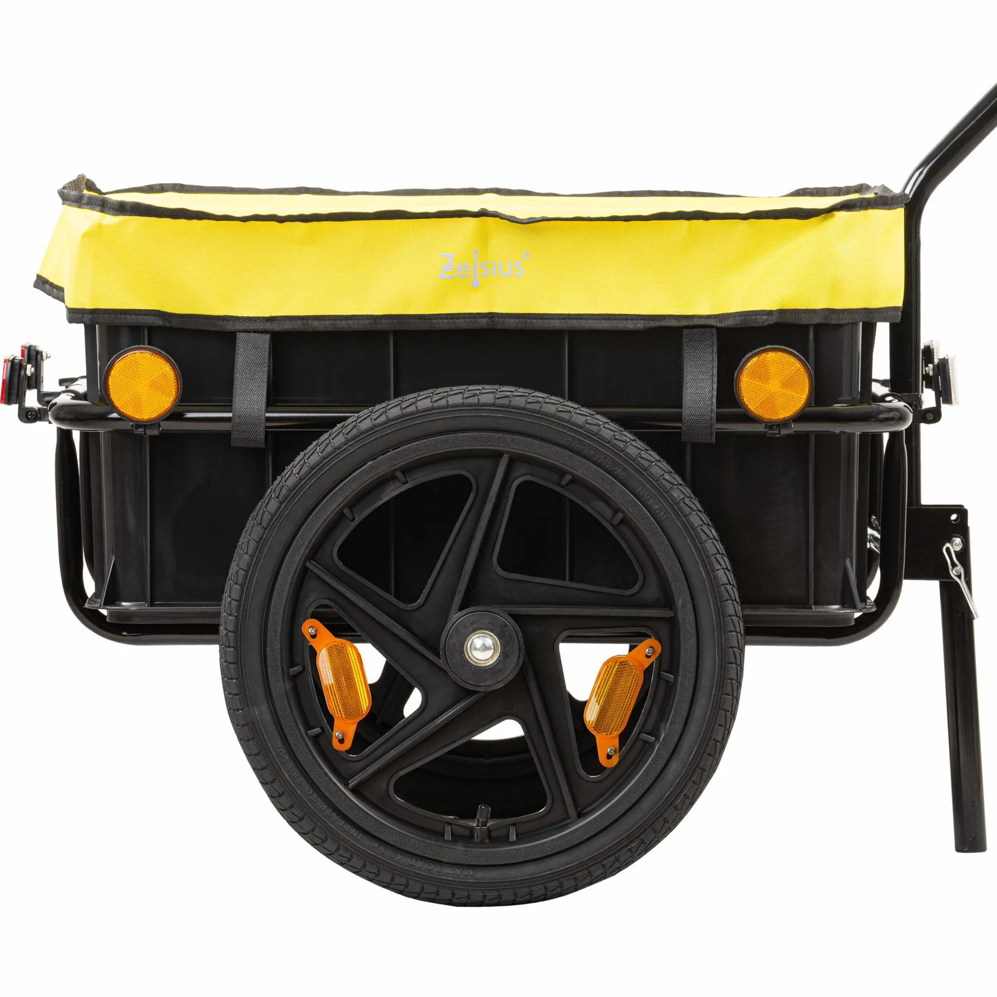 Zelsius Remorque vélo Cargo 68 litres Chariot de Transport