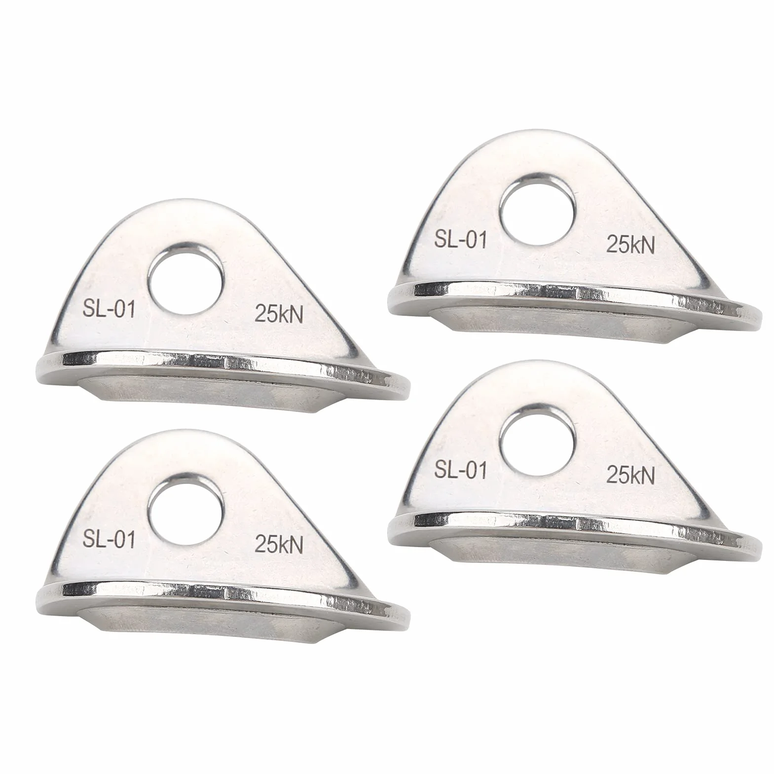 Lot de 4 Crochets d'Escalade Ancrage pour Escalade sur Roche