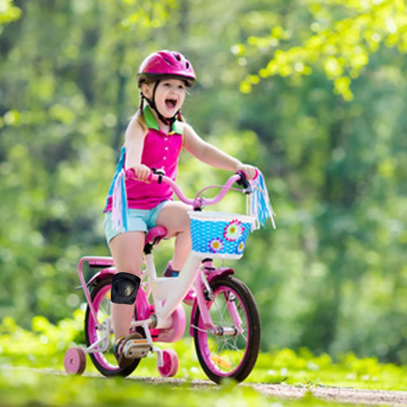 Ensemble de protection sportive enfant 6 pièces genouillères coudières protège-poignets ajustables patin à roulettes skateboard vélo