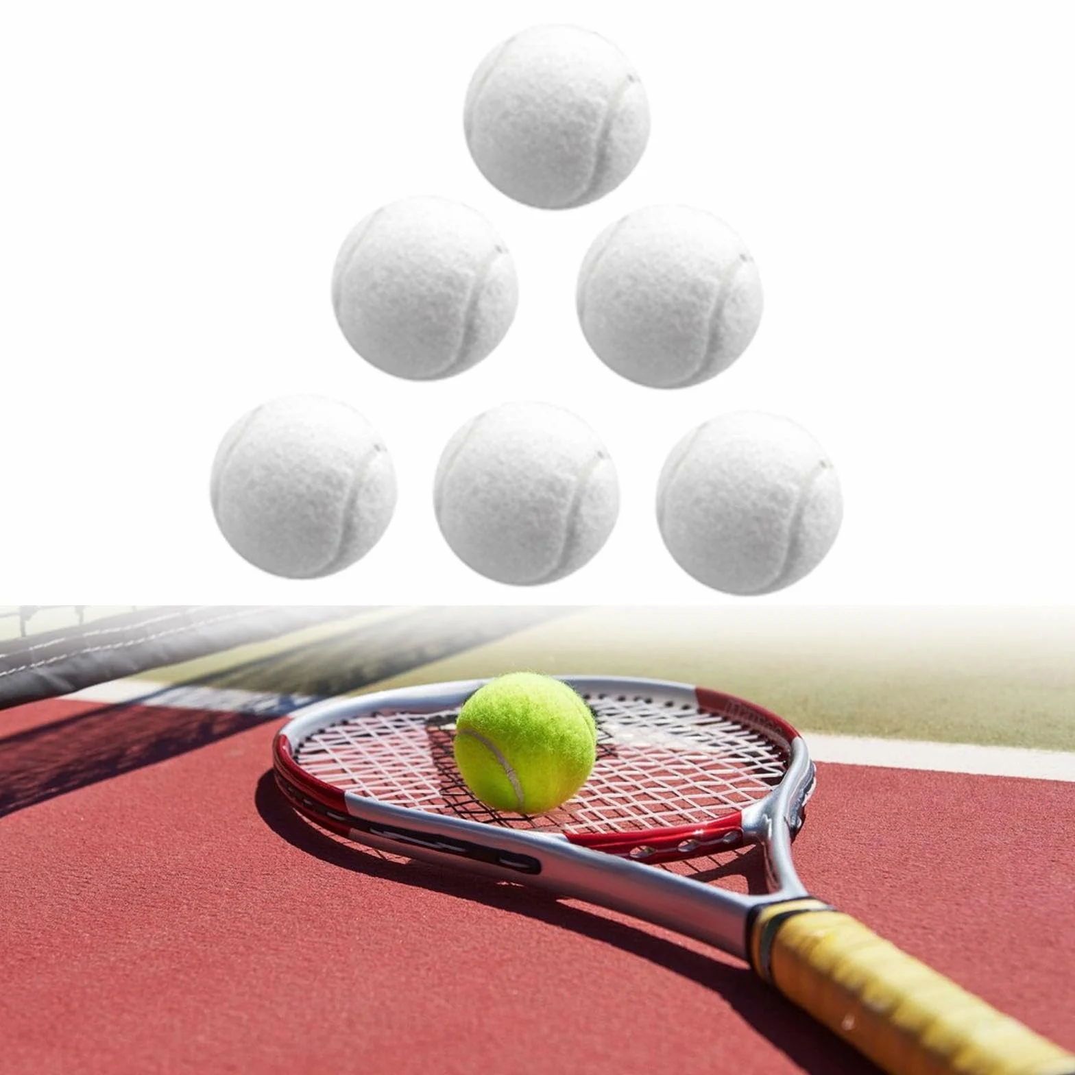 LOVIVER Ensemble de Balles de Tennis Durables pour Entraînement