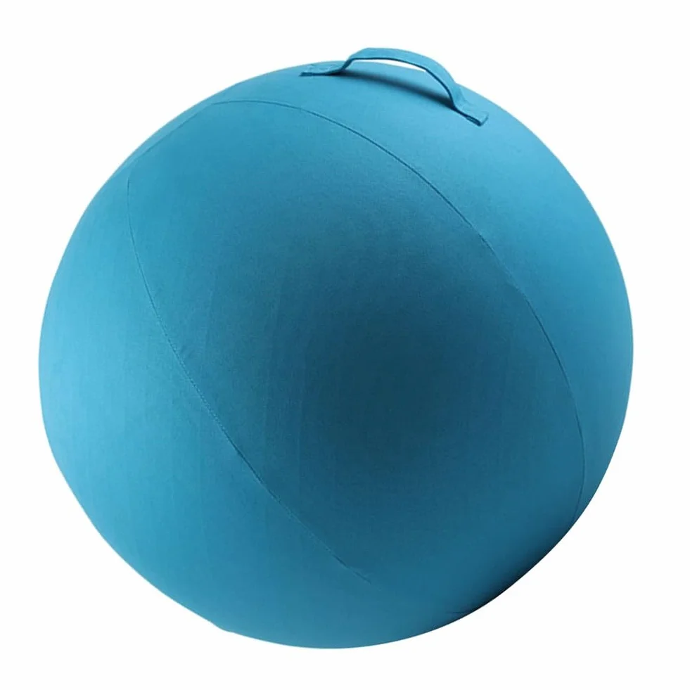 Housse de protection pour ballon de yoga 65 cm avec poignée de transport résistante à l'usure gris