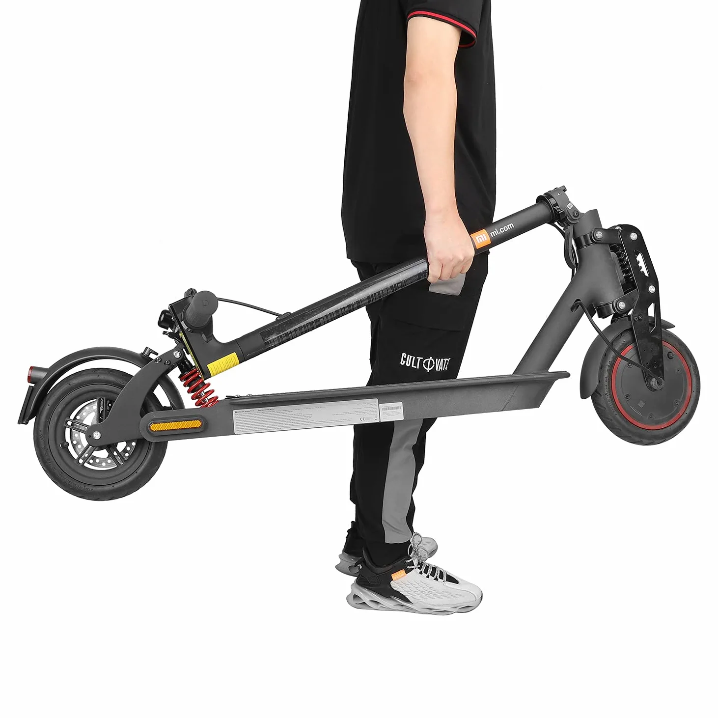 通用 Fututech Kit Suspension Arrière Scooter Electrique pour Xiaomi Pro Pro2 Amortisseur Garde-Boue Feu Arrière Accessoires Trottinettes Modification (Noir pour Pro Pro2)