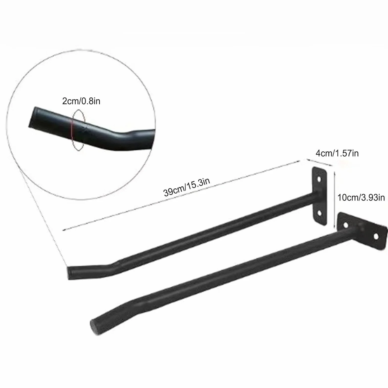 Lot de 2 supports muraux pour ballons de stabilité, accessoires de rangement pour équipement de fitness
