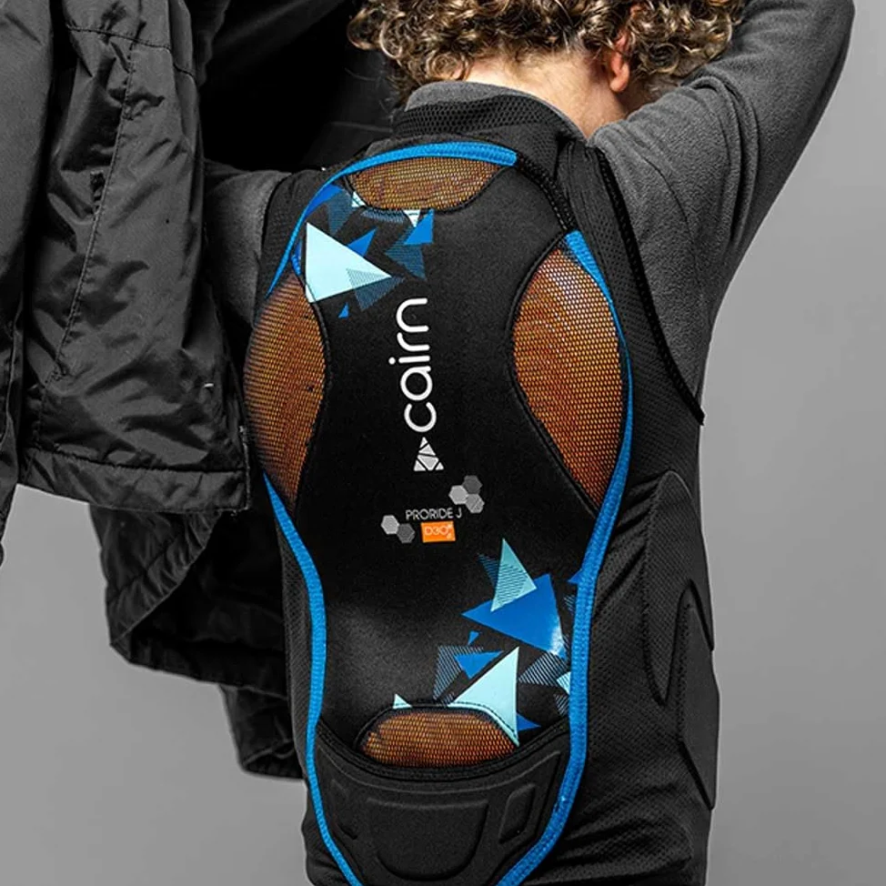 Cairn - Proride d3o j - Noir - Taille 10-12 Ans - Protection Dorsale