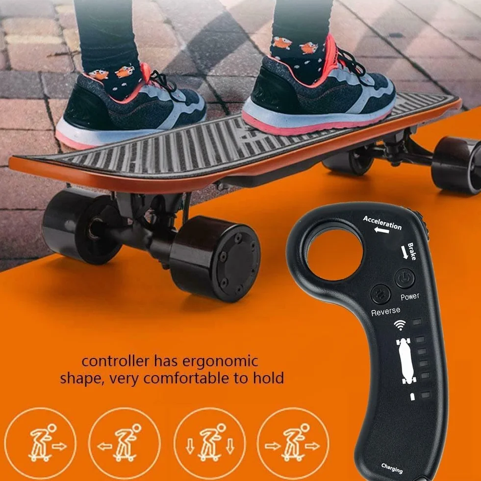 Longboard électrique avec télécommande