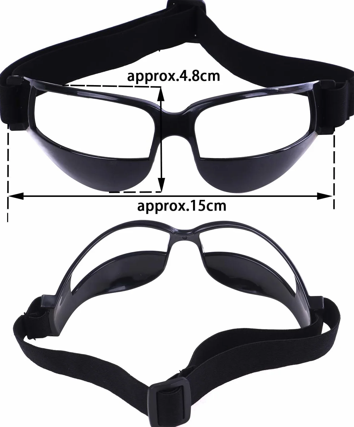 POFET 2 pcs Lunettes de Basket-ball Sport Dribble Specs Noir Basketball Training Aid