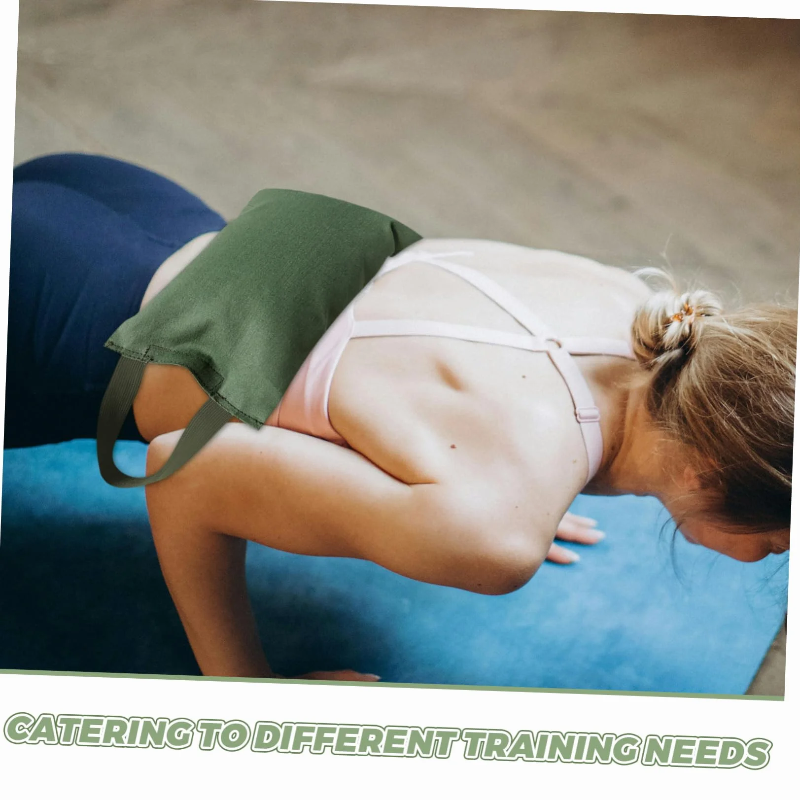 Toyvian De Sable Pondéré avec Poignée pour Yoga Fitness Musculation Gymnase Léger Ajustable