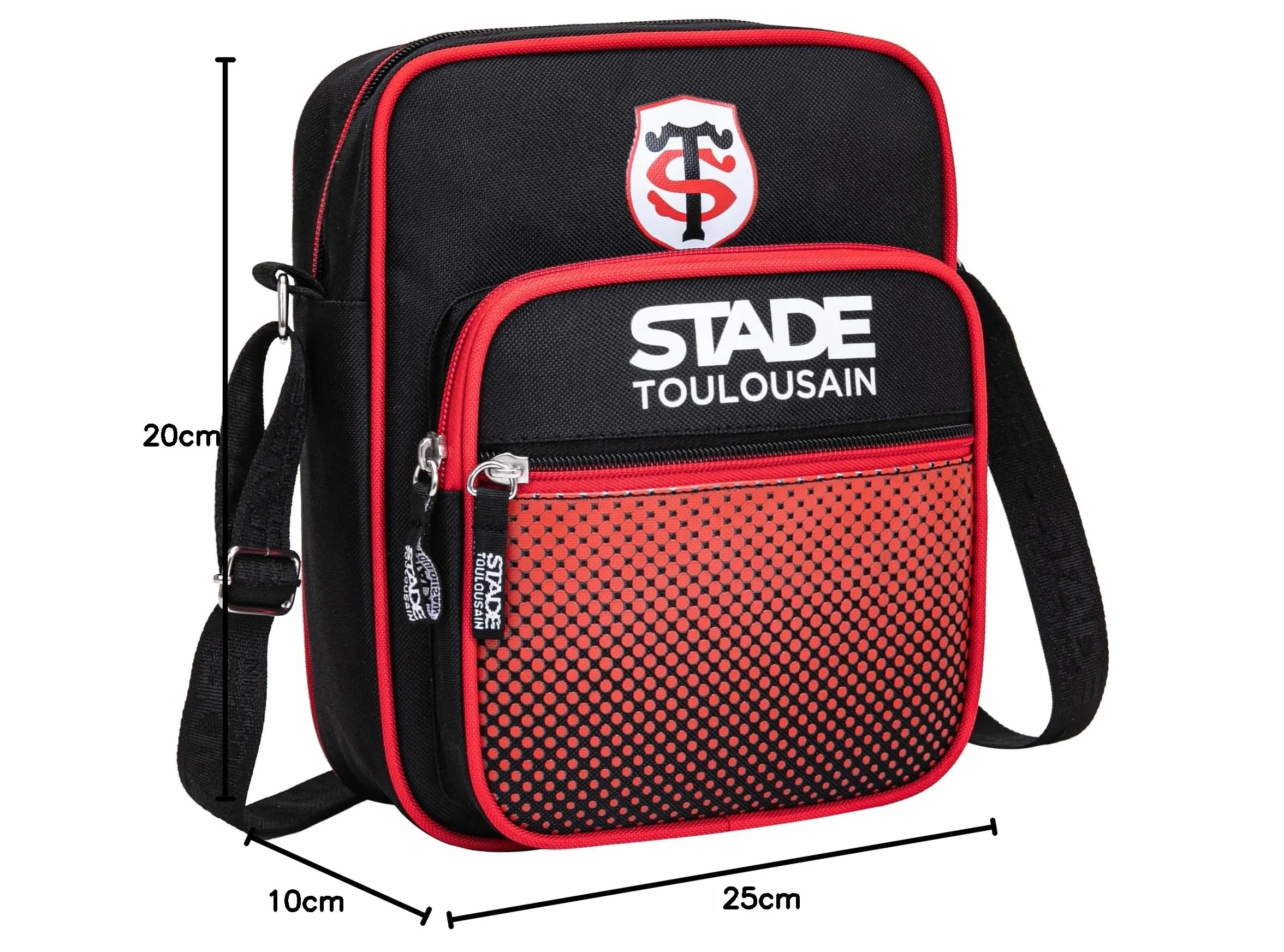 STADE TOULOUSAIN Sacoche Besace Toulouse Collection Officielle Rugby
