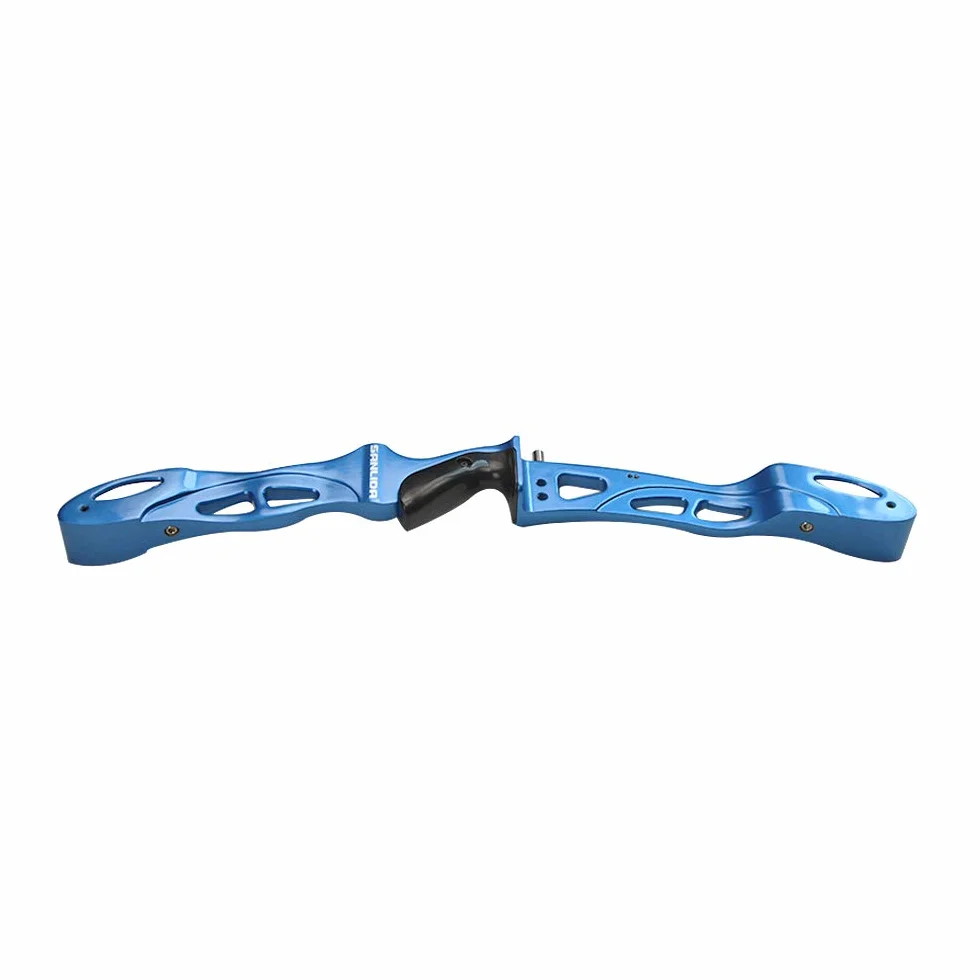 Poignée d'arc Classique Takedown ILF 25" Alliage d'aluminium Droitier Bleu