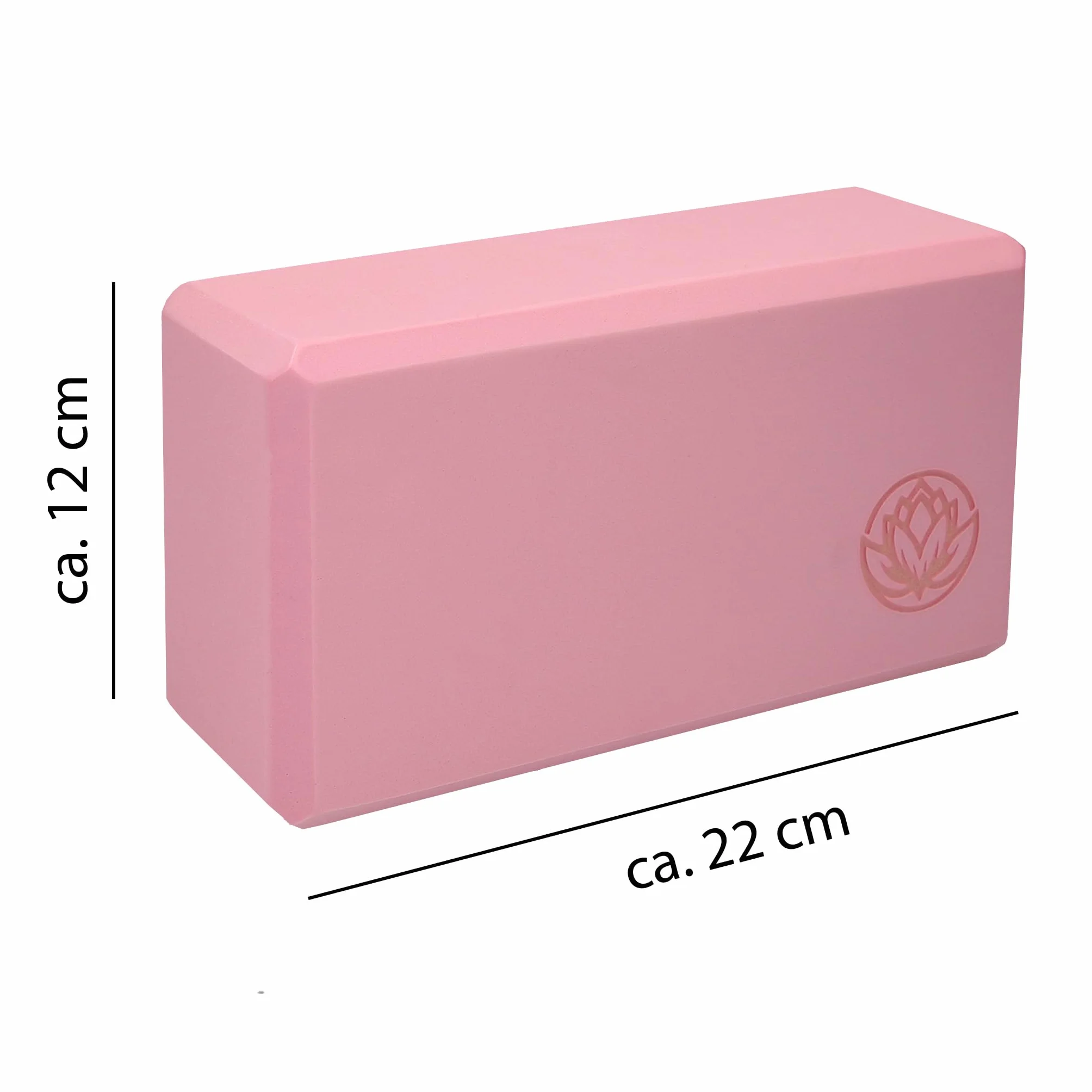 Blocs de yoga VonBueren EVA 22x12x7,5 cm lot de 2 pour Pilates