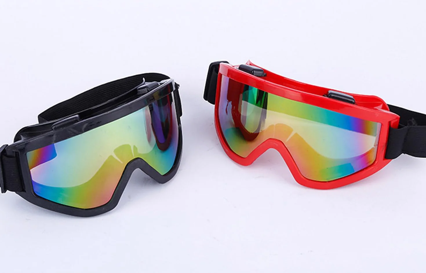 Lunettes de ski anti-buée protection UV unisexe