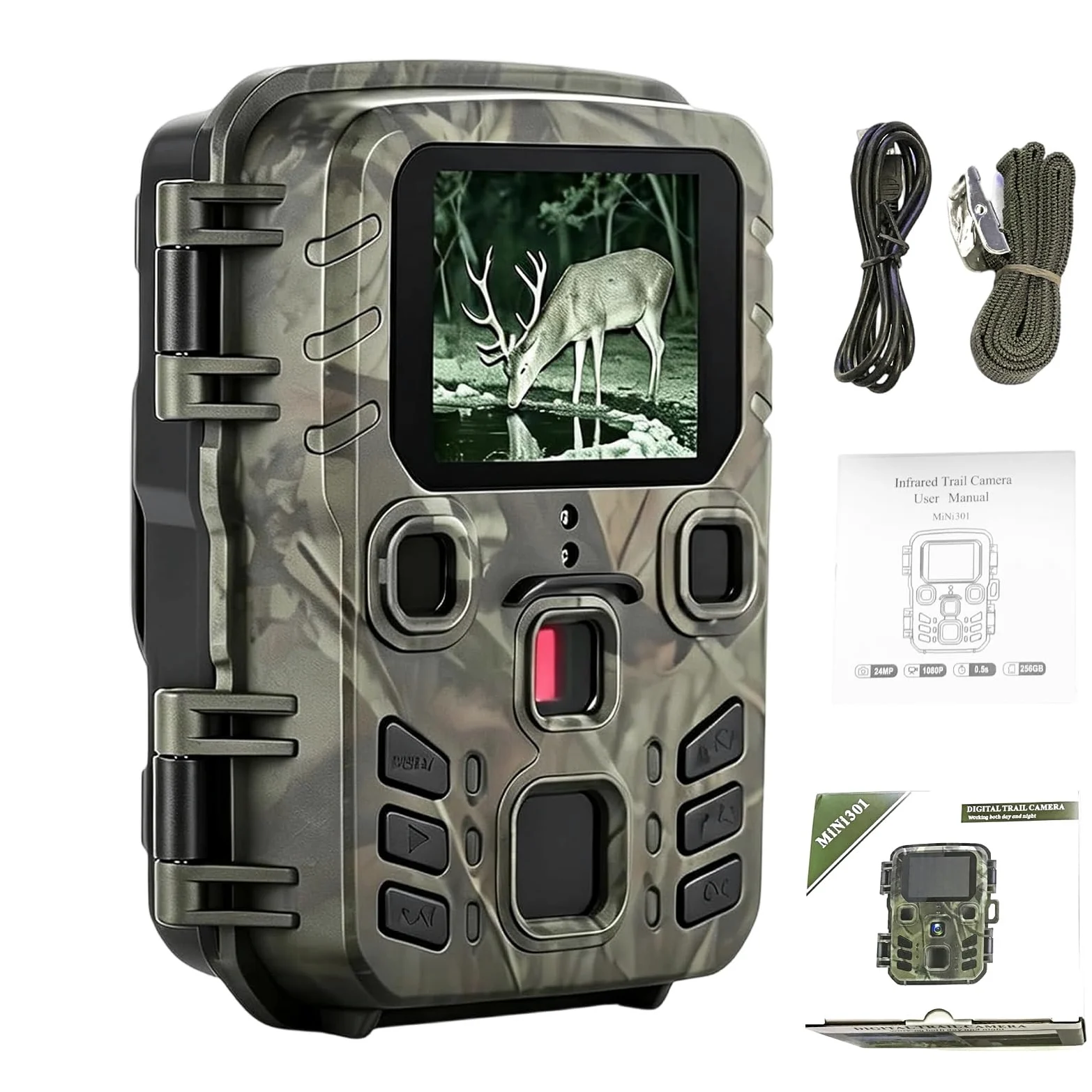 Générique Faunpeak Wildlife Camera for Garden, with Night Vision Motion Activated, 4k Night Vision, Trail Cam (1pc)