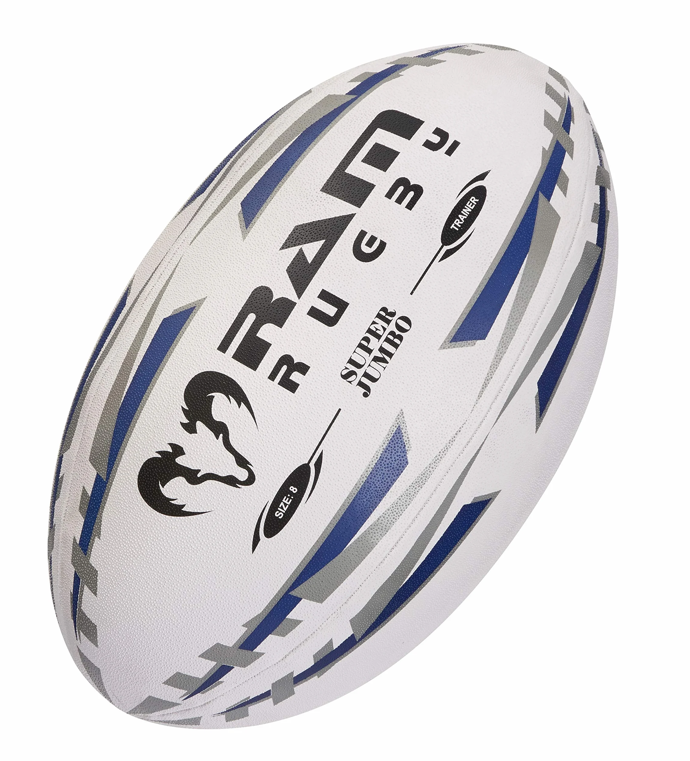 Ram Rugby Super Jumbo Ballon de rugby géant 66 cm pour remises de prix expositions publicités