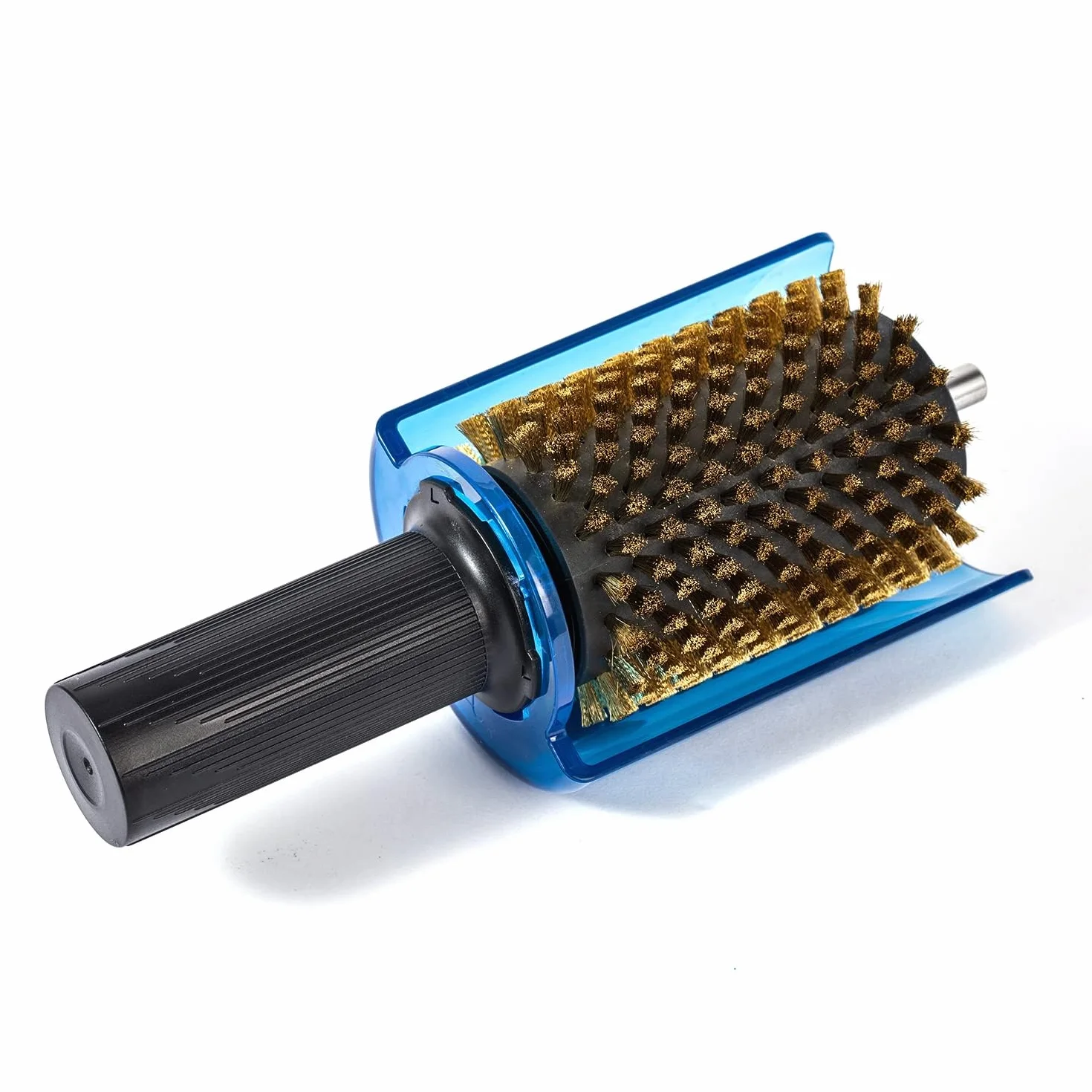 XCMAN Kit de brosses rotatives pour Ski avec Manche 3 brosses Nylon Crin Cheval Laiton Liège