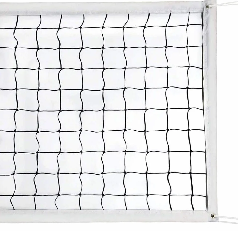 Filet de Volley-Ball Standard 9,5 m x 1 m Filet de Rechange Durable pour Piscine, Plage, Jardin