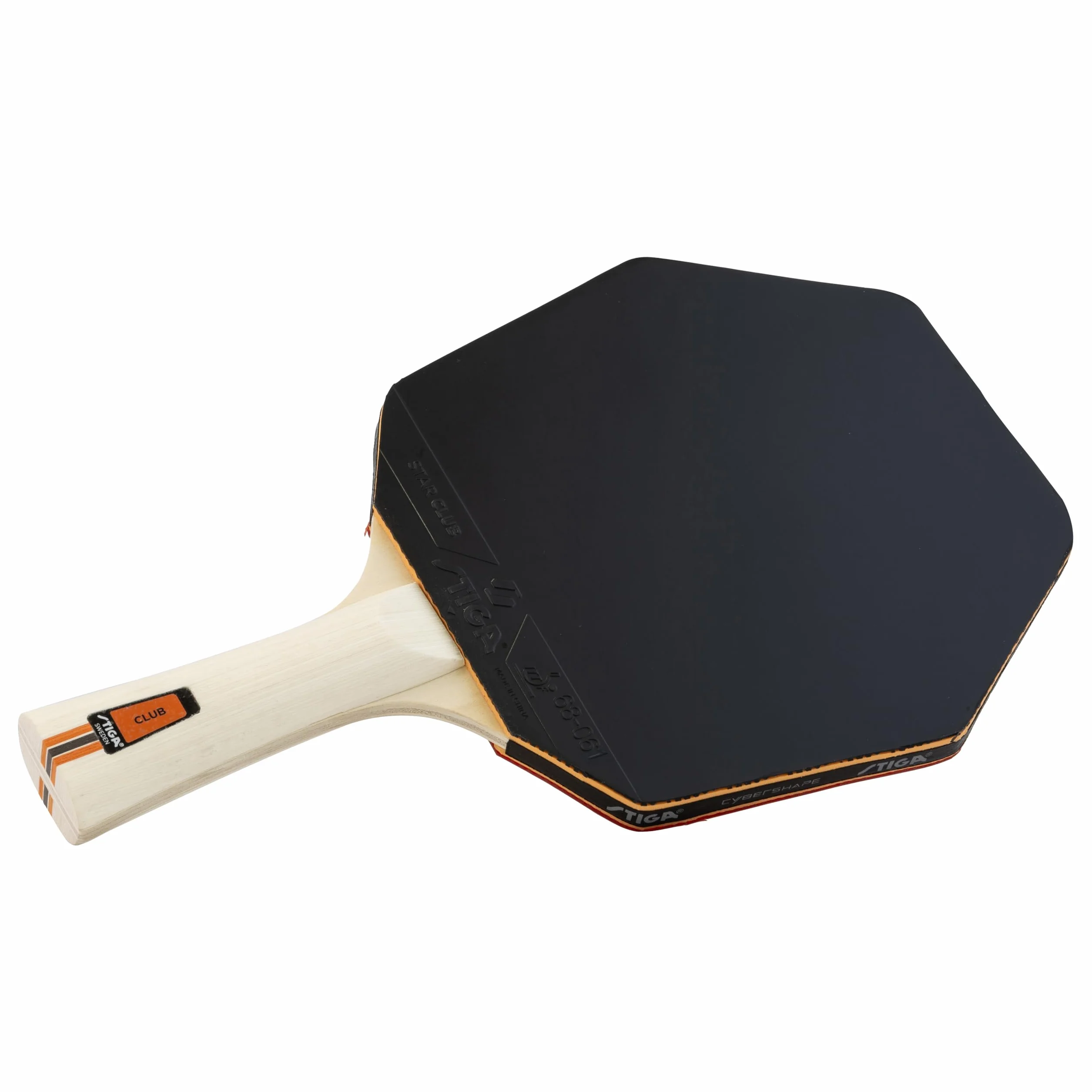 STIGA Club Cybershape Raquette Tennis de Table Bois 5 Plis Star Club Grand Sweet Spot