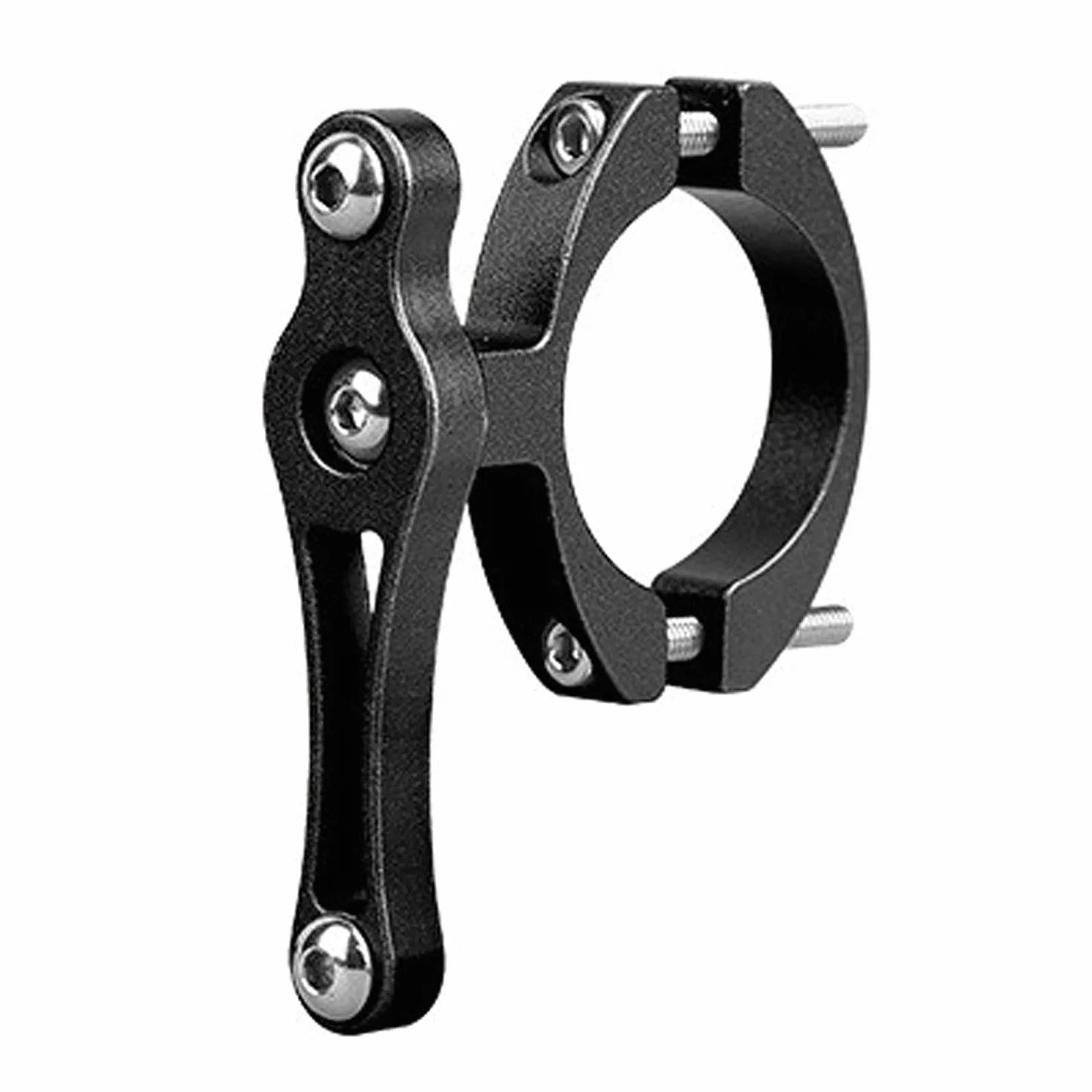 PLATTBK Adaptateur Porte Bidon Velo, Support Porte Gourde VTT Alliage Aluminium, Porte Bouteille Pince Guidon