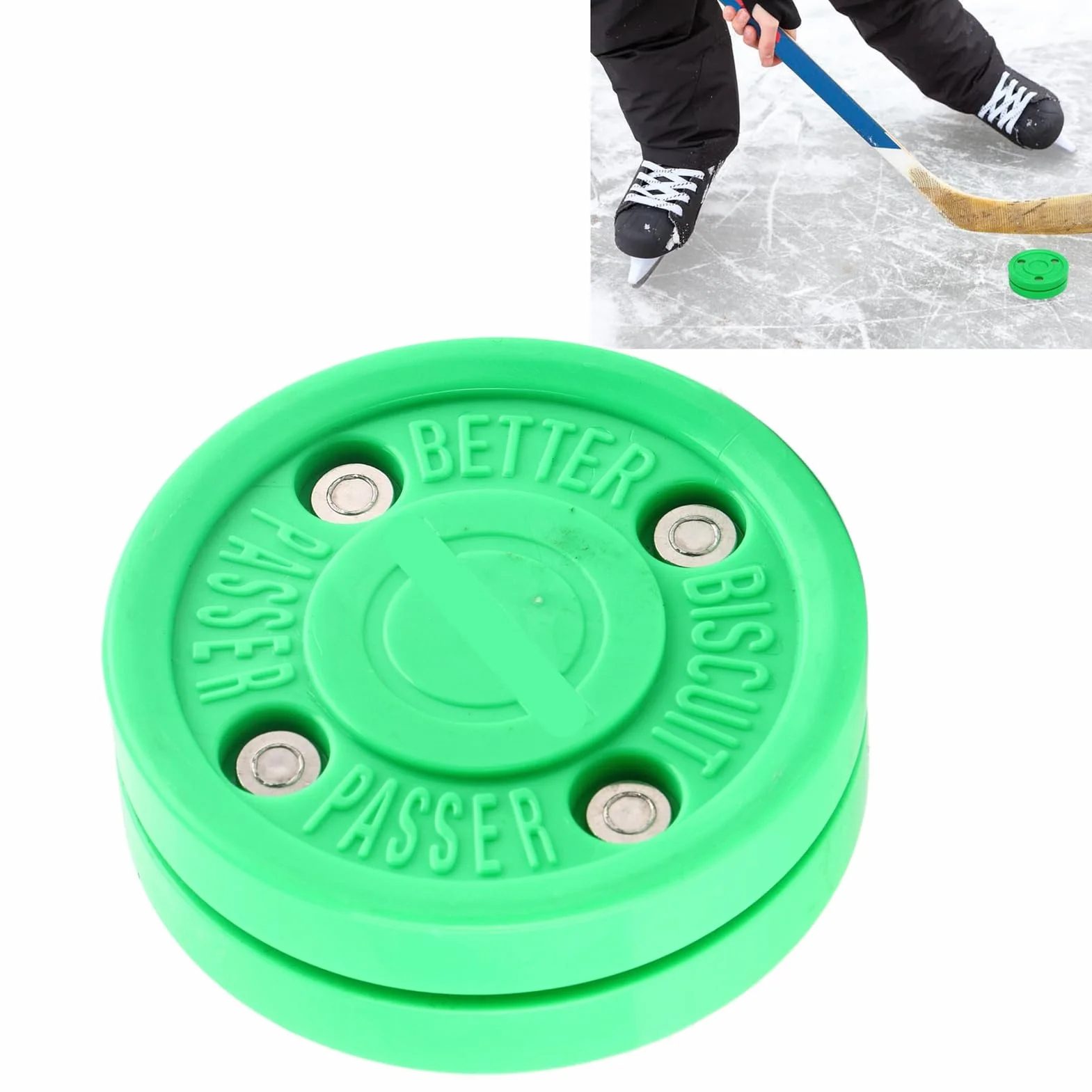 Rondelle de Hockey sur Glace 7,5cm Absorption des Chocs pour Entraînement