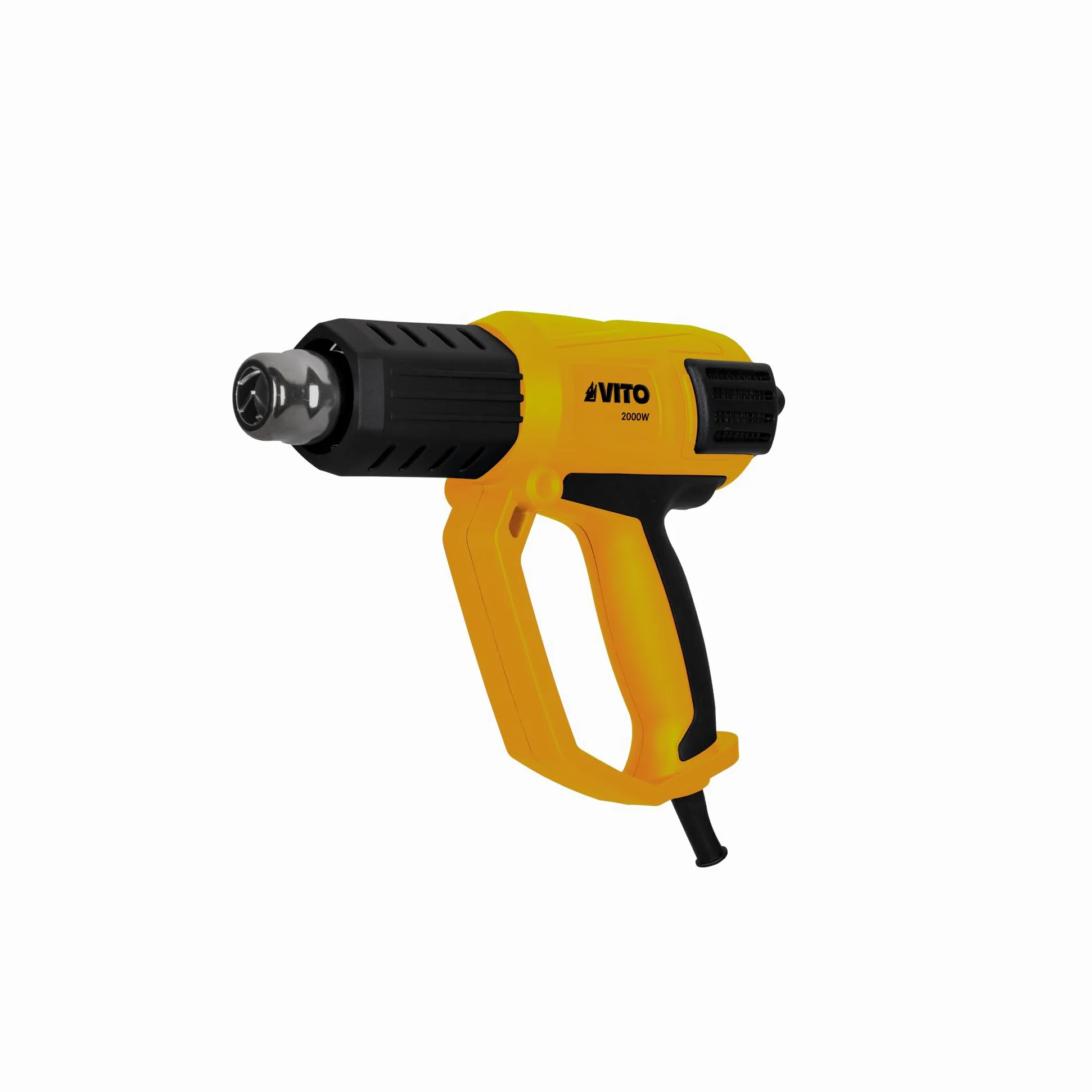 VITO - Pistolet a air chaud 2000W Décapeur thermique 3 Vitesses 50°à 600° 5 Accessoires Mallette