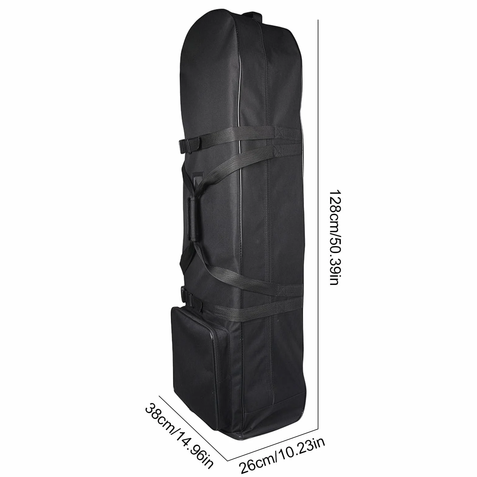 Sac de Voyage de Golf Oxford 900D avec Roulettes Housse Protection Club Golf Flight Bag Single-Layer