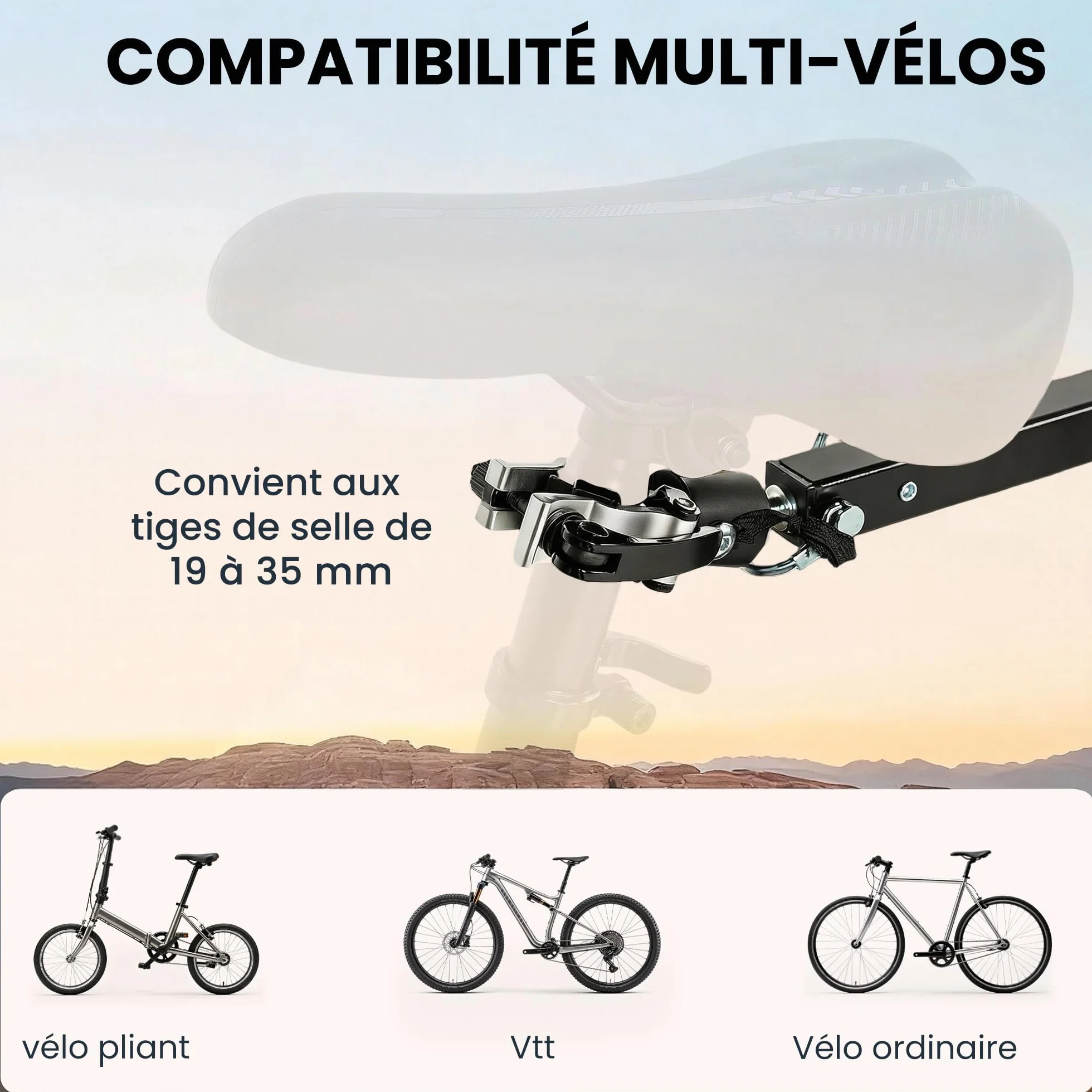 SPORTNOW Remorque Vélo Cargo Pliable 65L 30kg Roues 12" Noir