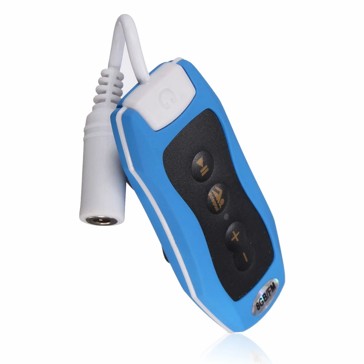 8GB Lecteur MP3 Natation Plongee sous- Radio + FM Etanche Casque Bleu