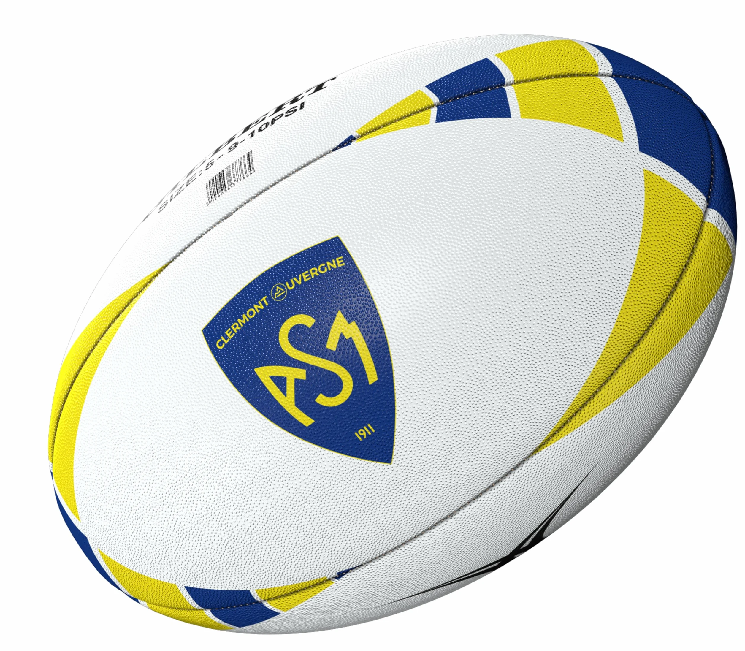 Gilbert Clermont Auvergne Ballon de Rugby Officiel Taille 5