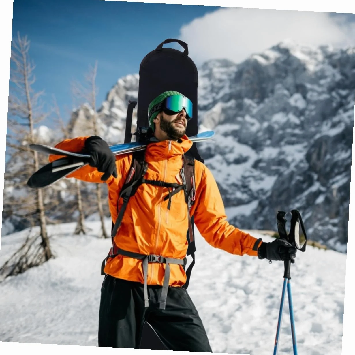 POPETPOP Housse de Snowboard Légère et Pratique en Matériau Résistant Protection pour Snowboard Noir Rangement Sécurisé pour Sports d'hiver et Voyages Paquet de Transport Multifonction