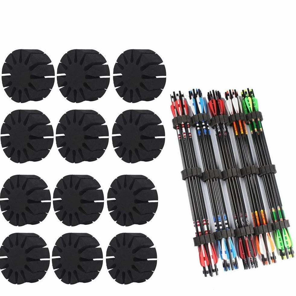 DEWIN Flèche Rack Durable EVA Mousse Ronde Séparateur Porte Chasse Extérieure Archery Accessory 6 Pcs