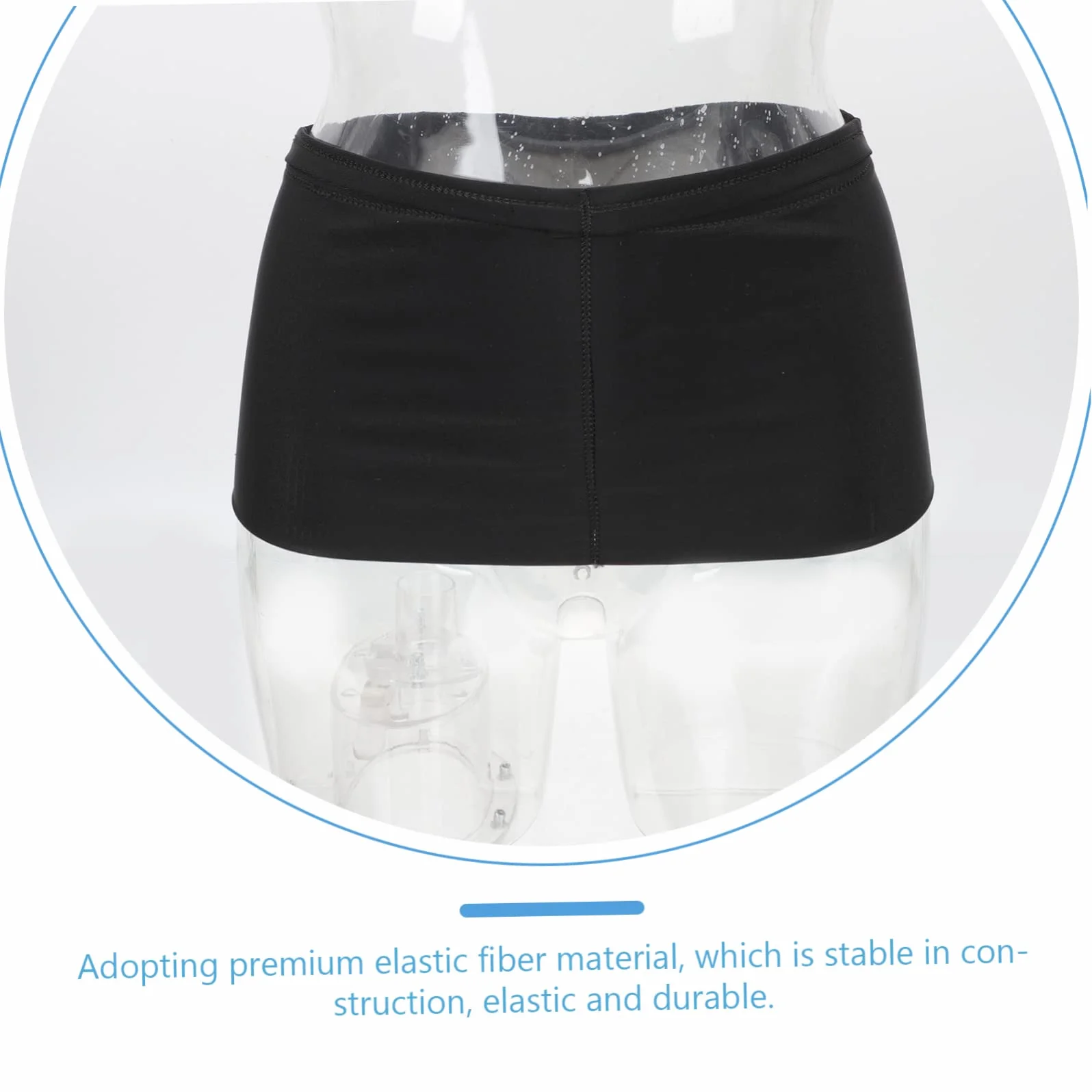 BESPORTBLE Banane de Tennis Balle de Tennis de Tennis pour Poche Sportif Accessoire Tennis Accessoires Tennis de balles de Golf Organisateur de balles de Golf Spandex Black