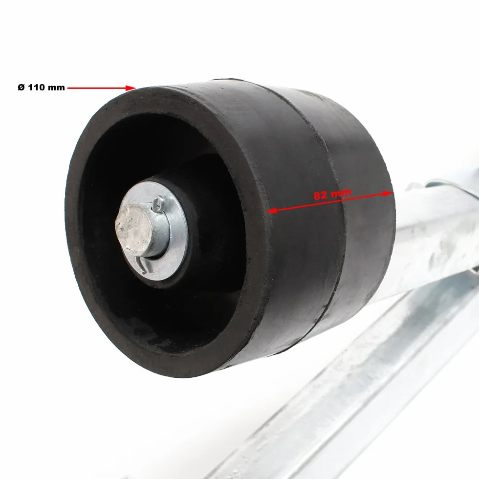 WilTec Porte-Bateau avec Rouleaux de quille Aide manœuvre Centrage Embarcation Chargement
