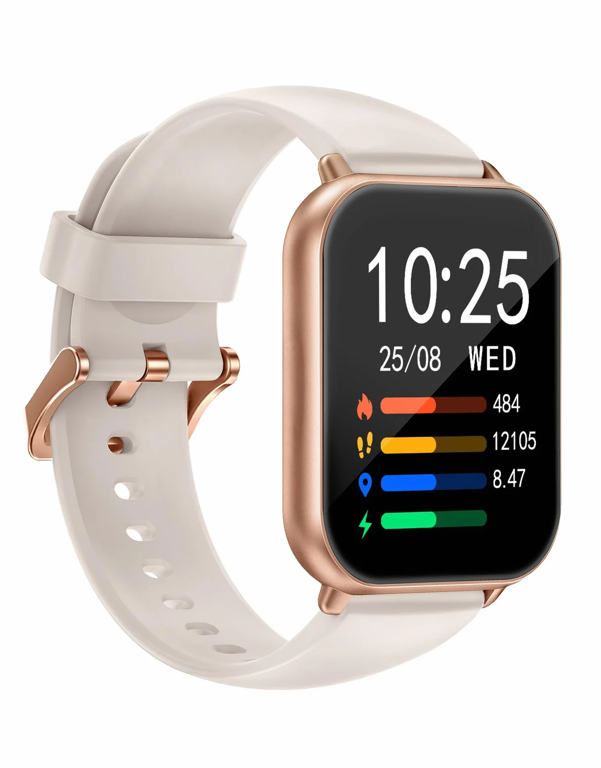 Smartwatch Femme Homme Bluetooth Podometre Cardiofrequencemetre Etanche IP68 Android iOS