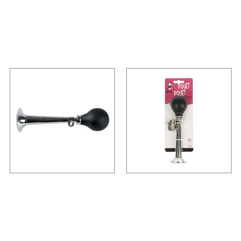 UPFIT Klaxon Vélo – Avertisseur Sonore Trompette Poire Compatible VTT Vélo Ville Trottinette Guidon Ø22,2 mm