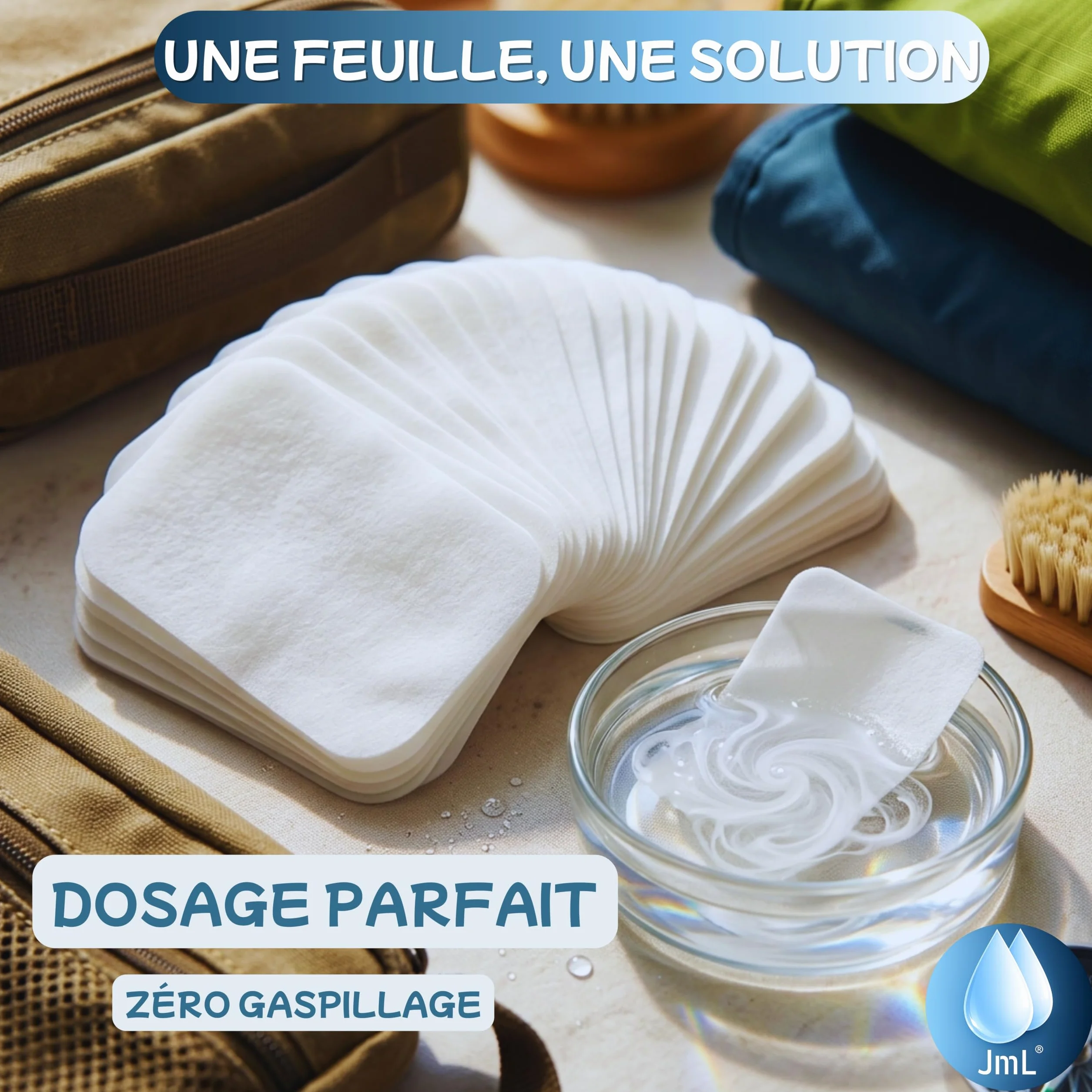 Savon Hydrosoluble pour Mains JaMoonLBV JmL® 200 Feuilles