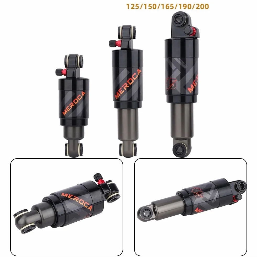 Amortisseur arrière pneumatique 190 mm pour vélo scooter pliable verrouillage