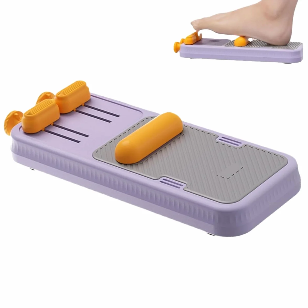 Appareil de Musculation de la Voûte Plantaire, Outil d'Exercice pour Pieds à Double Ressort et Résistance Ajustable