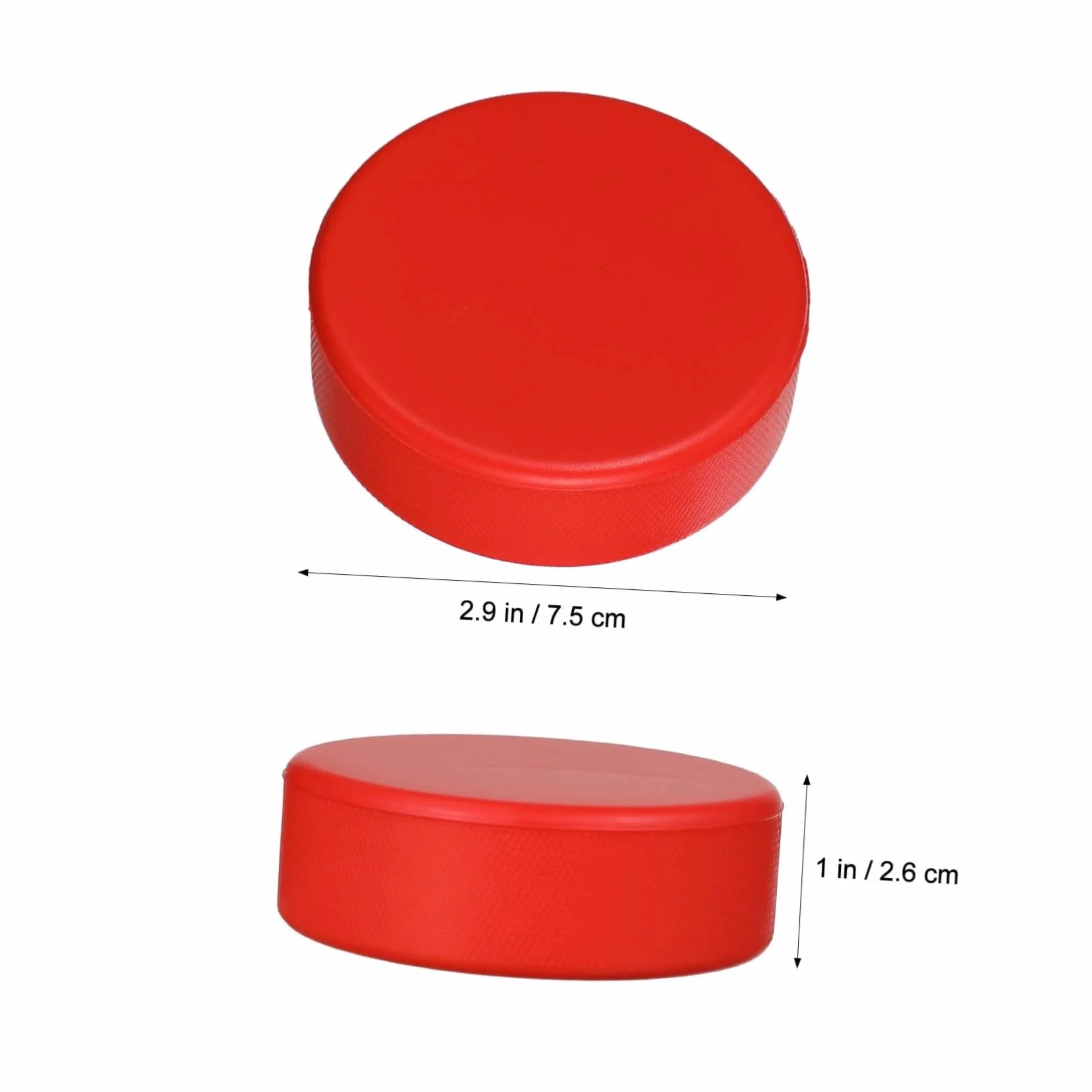 VANZACK Palet Rondelles De Hockey Orange Mousse Glace Rue Balles Hockey Rouge