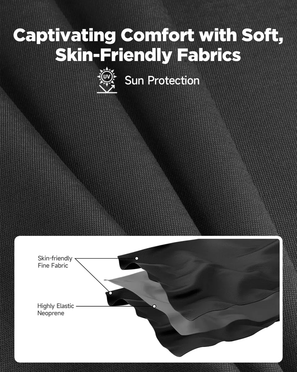 Combinaison de plongée pour Homme (14 Tailles) – Super Extensible – Combinaison de plongée intégrale de 3/2 mm pour Homme – pour Le Surf, la plongée, la plongée avec Tuba, Le Kayak, la