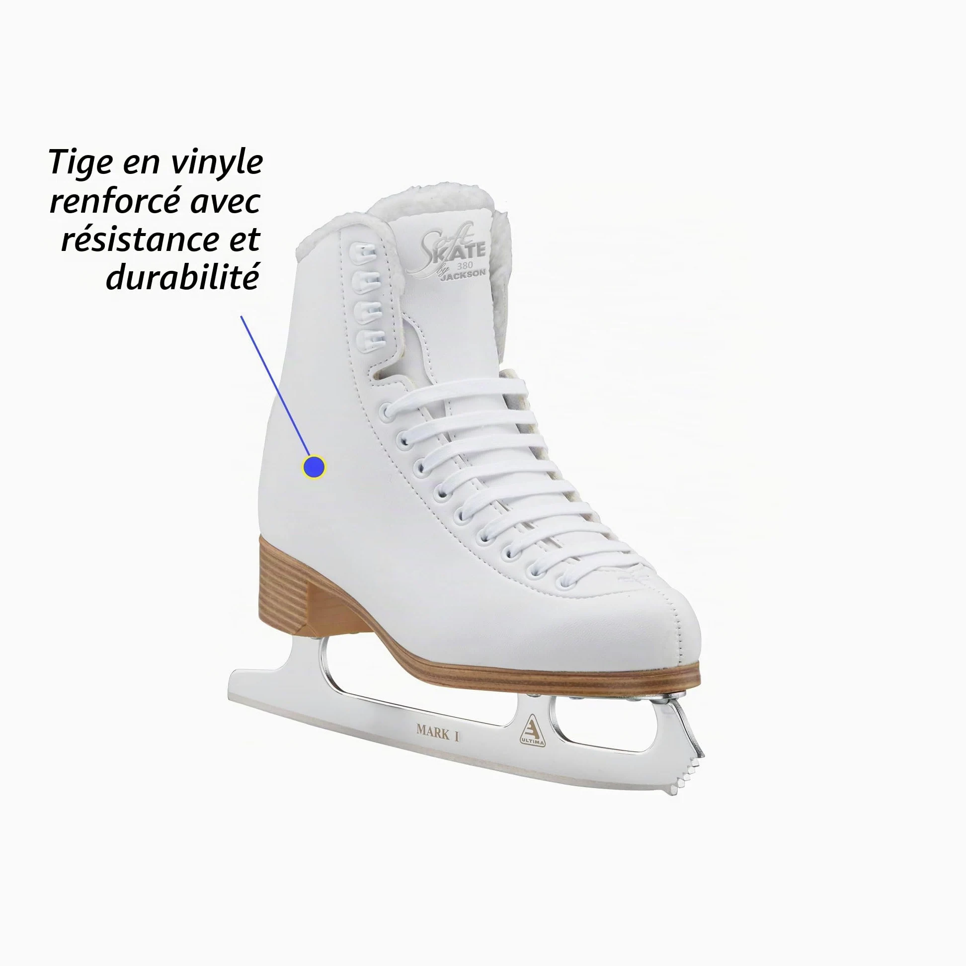 Jackson Ultima Jackson Classic Softskate Patins à Glace pour Femmes et Filles, Patins artistiques de qualité Olympique