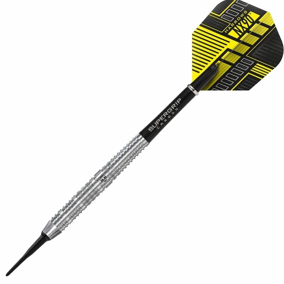 Harrows Lot de 3 fléchettes NX90 Professionnelles 90% tungstène 18g 20g Pointe Souple